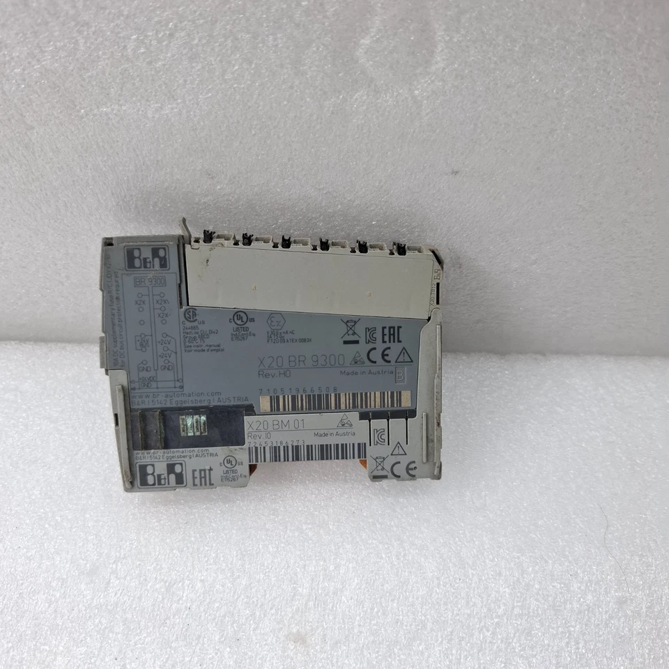 B&R X20 BR 9300 WITH X20 BM 01 MODULE X20BR9300|X20BM01